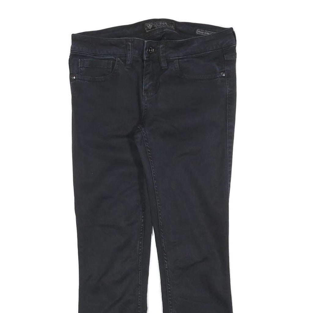 GUESS Womens Jeans Black Slim Skinny Denim Medium W26 L24 Stylish Cotton Blend