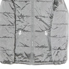 MICHAEL KORS Womens Grey Jacket S Polyester Puffer Zip Casual Lightweight