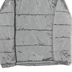 MICHAEL KORS Womens Grey Jacket S Polyester Puffer Zip Casual Lightweight