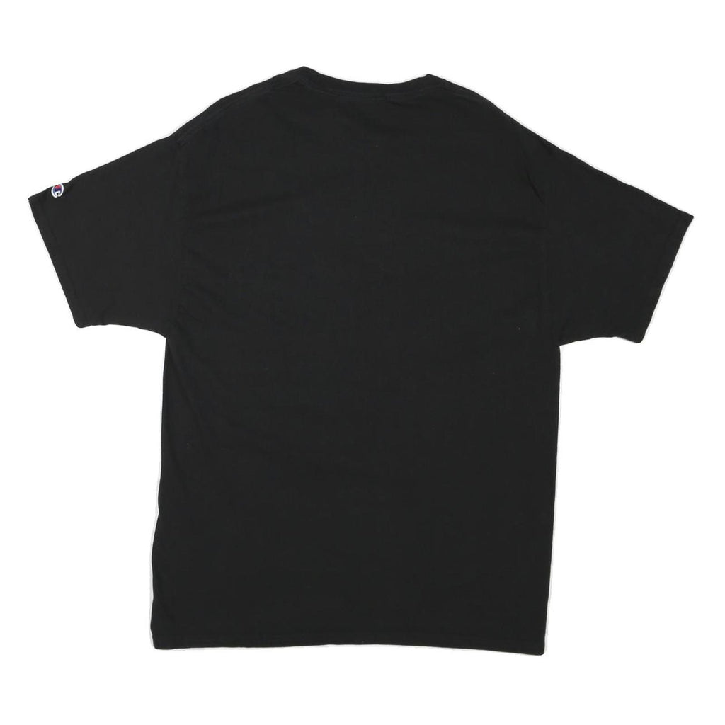 CHAMPION Mens Black Southern Oregon Raiders Graphic T-Shirt XL Crew Neck Short