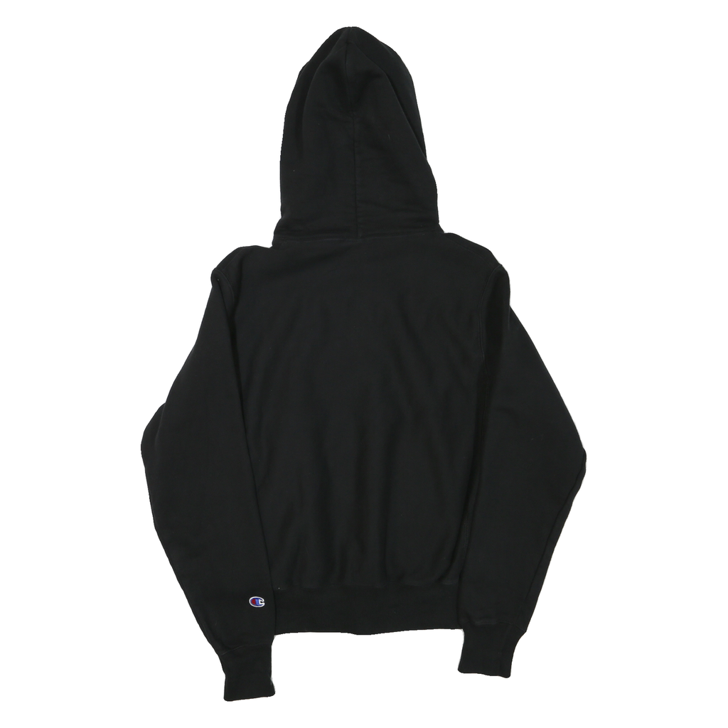 CHAMPION REVERSE WEAVE Mens Black California Pullover Hoodie S Cotton Blend
