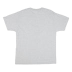CHAMPION Mens Grey L Cotton Blend Graphic T-Shirt Short Sleeve Crew Neck