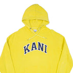 KARL KANI Mens Yellow Hoodie L
