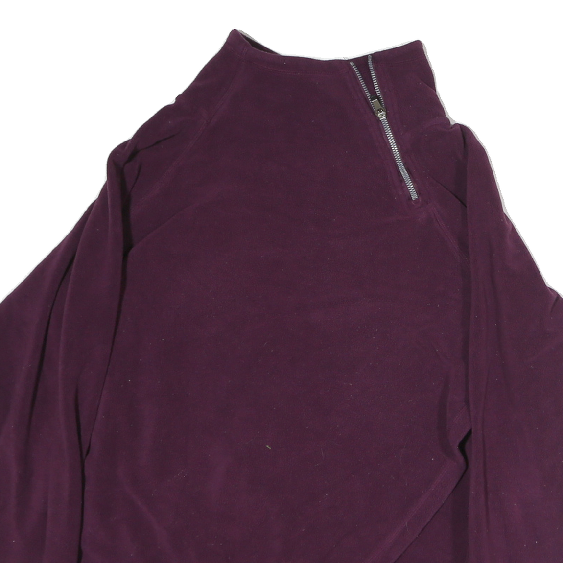 CALVIN KLEIN Womens Purple Plain Pullover Jumper Crew Neck Basic Knit L Casual