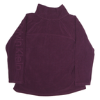 CALVIN KLEIN Womens Purple Plain Pullover Jumper Crew Neck Basic Knit L Casual