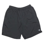 CHAMPION Mens Black Sports Shorts L W30 Lightweight Polyester Casual