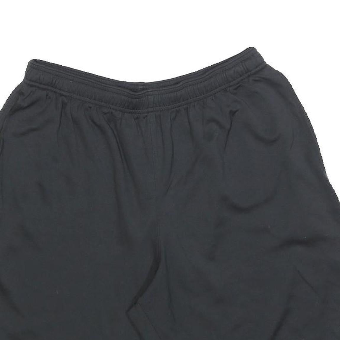 CHAMPION Mens Black Sports Shorts L W30 Lightweight Polyester Casual
