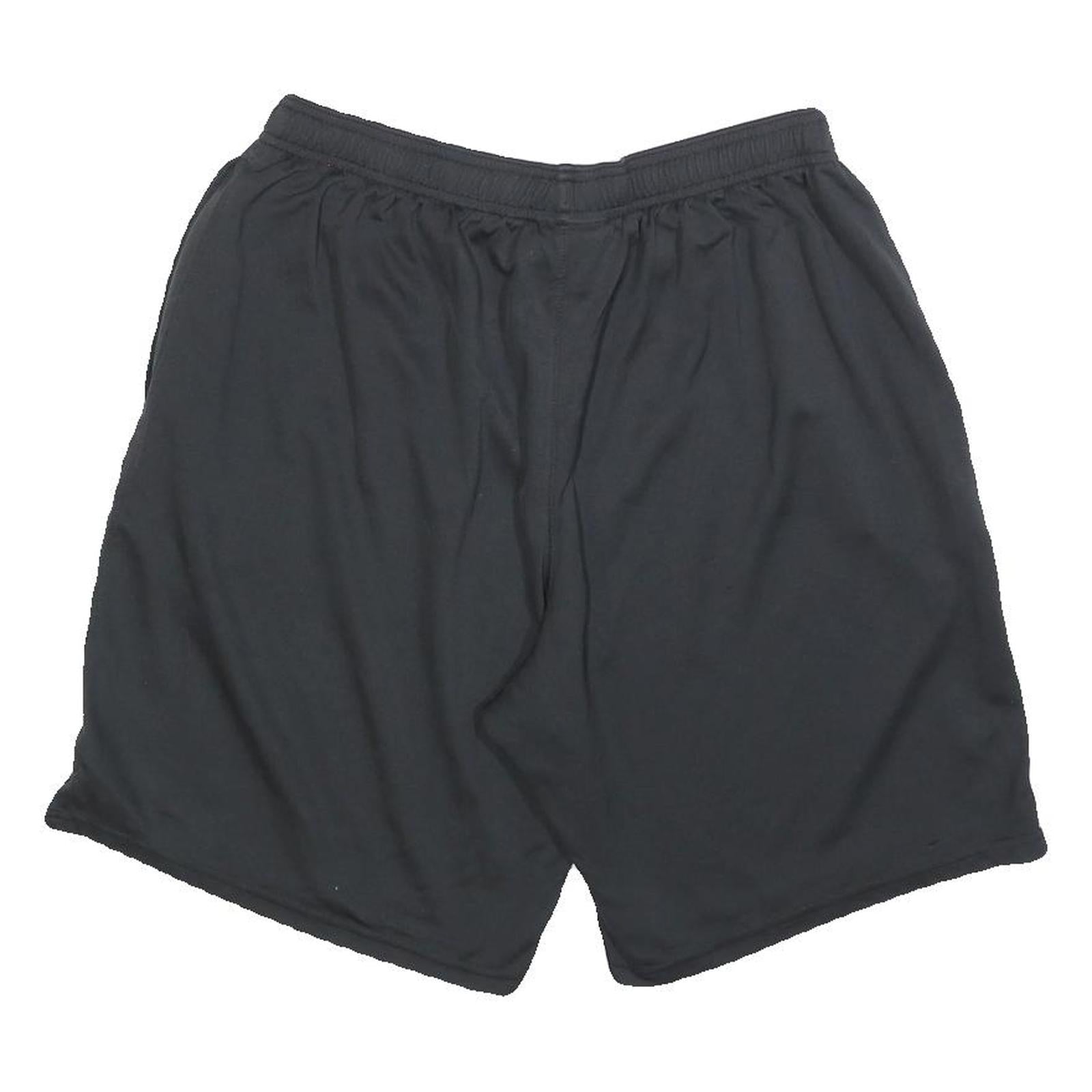 CHAMPION Mens Black Sports Shorts L W30 Lightweight Polyester Casual
