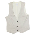 GAP Womens Blazer Waistcoat Grey Striped S