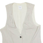 GAP Womens Blazer Waistcoat Grey Striped S