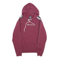 CHAMPION Mens Maroon Burgundy Hoodie S Cotton Blend Pullover Lightweight