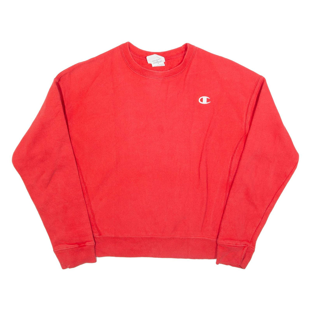 CHAMPION REVERSE WEAVE Mens Sweatshirt Red M