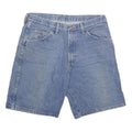 WRANGLER Mens Denim Blue Casual Shorts XL W32 Classic Fit Cotton Blend