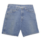 WRANGLER Mens Denim Blue Casual Shorts XL W32 Classic Fit Cotton Blend