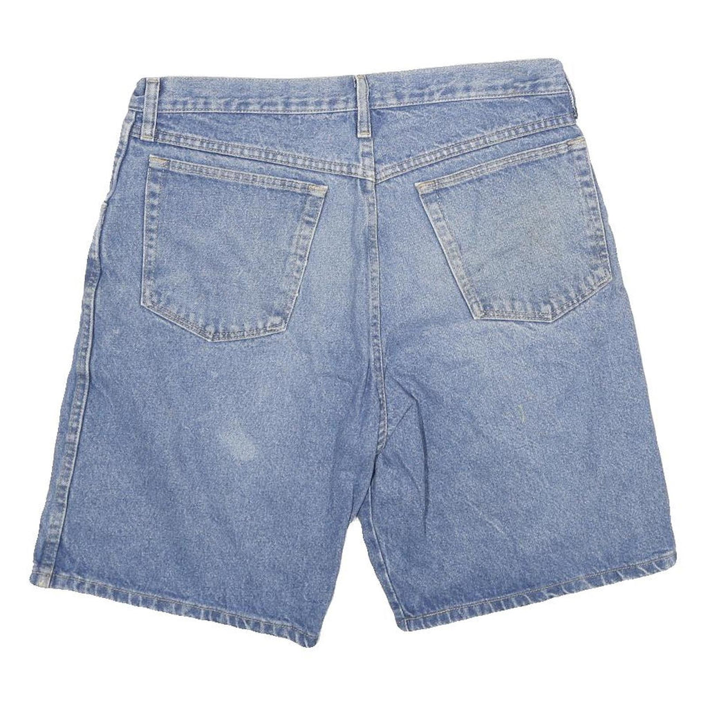 WRANGLER Mens Denim Blue Casual Shorts XL W32 Classic Fit Cotton Blend
