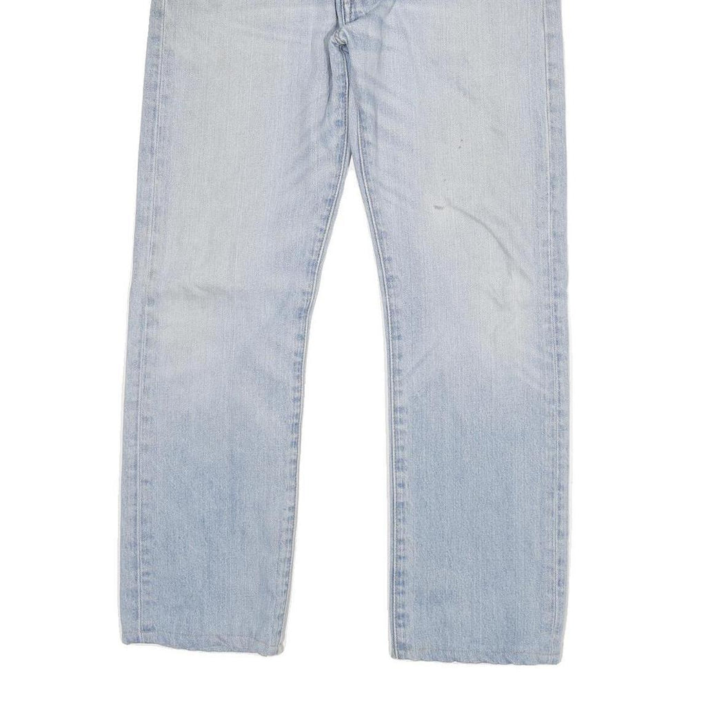 LEVI'S 501 Mens Jeans Blue Regular Straight Denim Light W29 L25 Classic Button