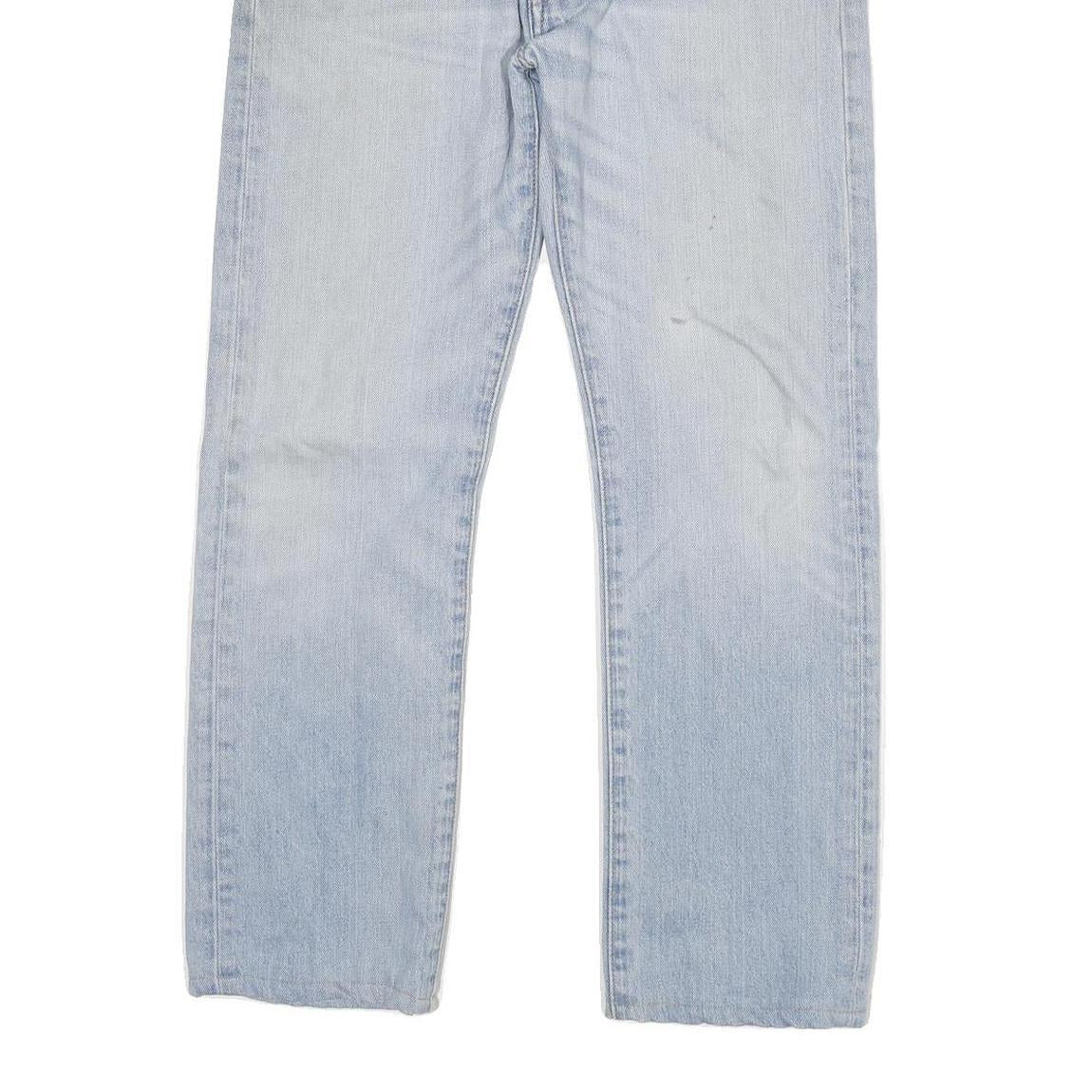 LEVI'S 501 Mens Jeans Blue Regular Straight Denim Light W29 L25 Classic Button