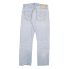 LEVI'S 501 Mens Jeans Blue Regular Straight Denim Light W29 L25 Classic Button