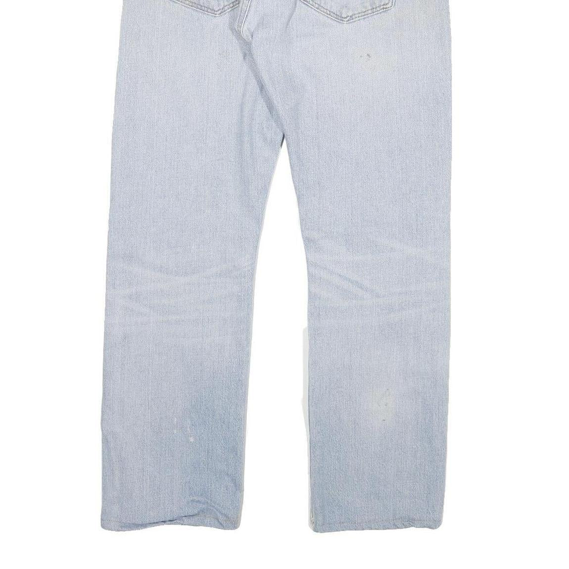 LEVI'S 501 Mens Jeans Blue Regular Straight Denim Light W29 L25 Classic Button