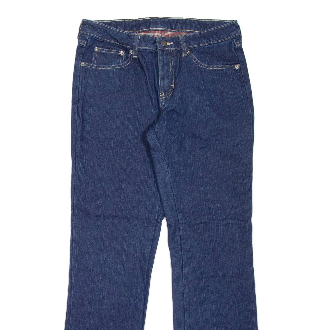 DICKIES Blanket Lined Workwear Womens Jeans Blue Regular Bootcut W30 L31