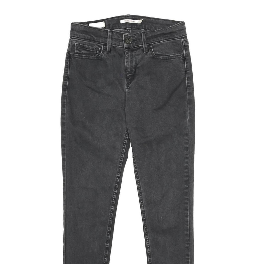 LEVI'S 710 Super Skinny Womens Jeans Black Slim Skinny Denim W28 L30 Stretch Fit