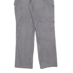 CARHARTT Mens Cotton Blend Grey Relaxed Straight Trousers W32 L32 Workwear