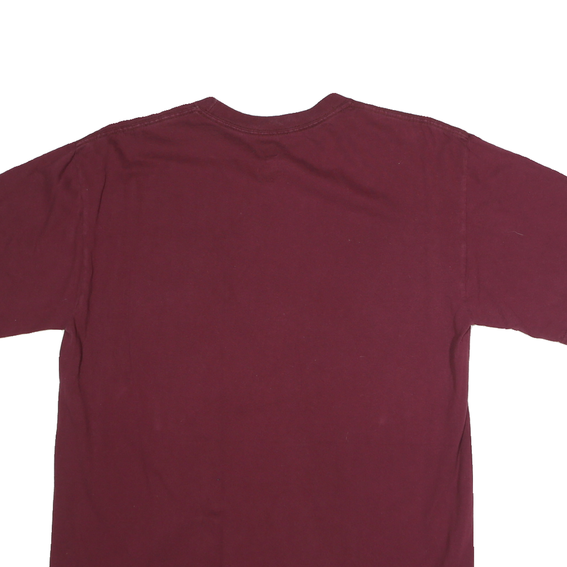 NCAA Mens Maroon Virginia Tech Graphic T-Shirt L Short Sleeve Crew Neck