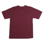 NCAA Mens Maroon Virginia Tech Graphic T-Shirt L Short Sleeve Crew Neck