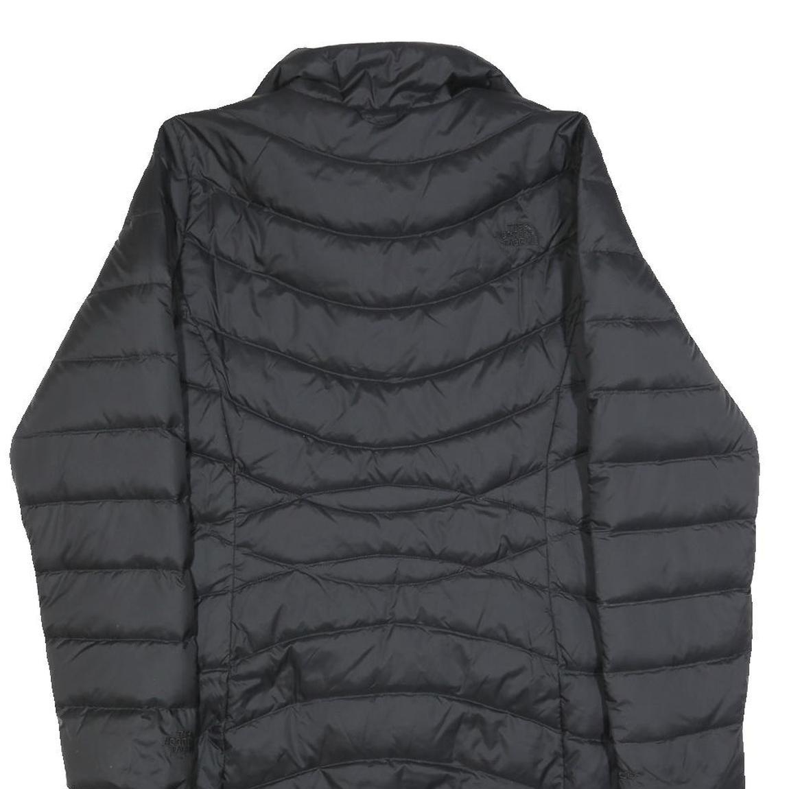 THE NORTH FACE Womens Black Reversible Puffer Jacket S Polyester Zip Outerwear