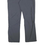 MAIER Mens Polyester Blend Blue Regular Straight Trousers W38 L32 Outdoor Casual