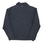 NAUTICA Mens Navy Blue Cotton Blend Zip Jacket L Classic Casual Outerwear