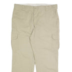 DICKIES Cargo Mens Trousers Beige Regular Straight W38 L30