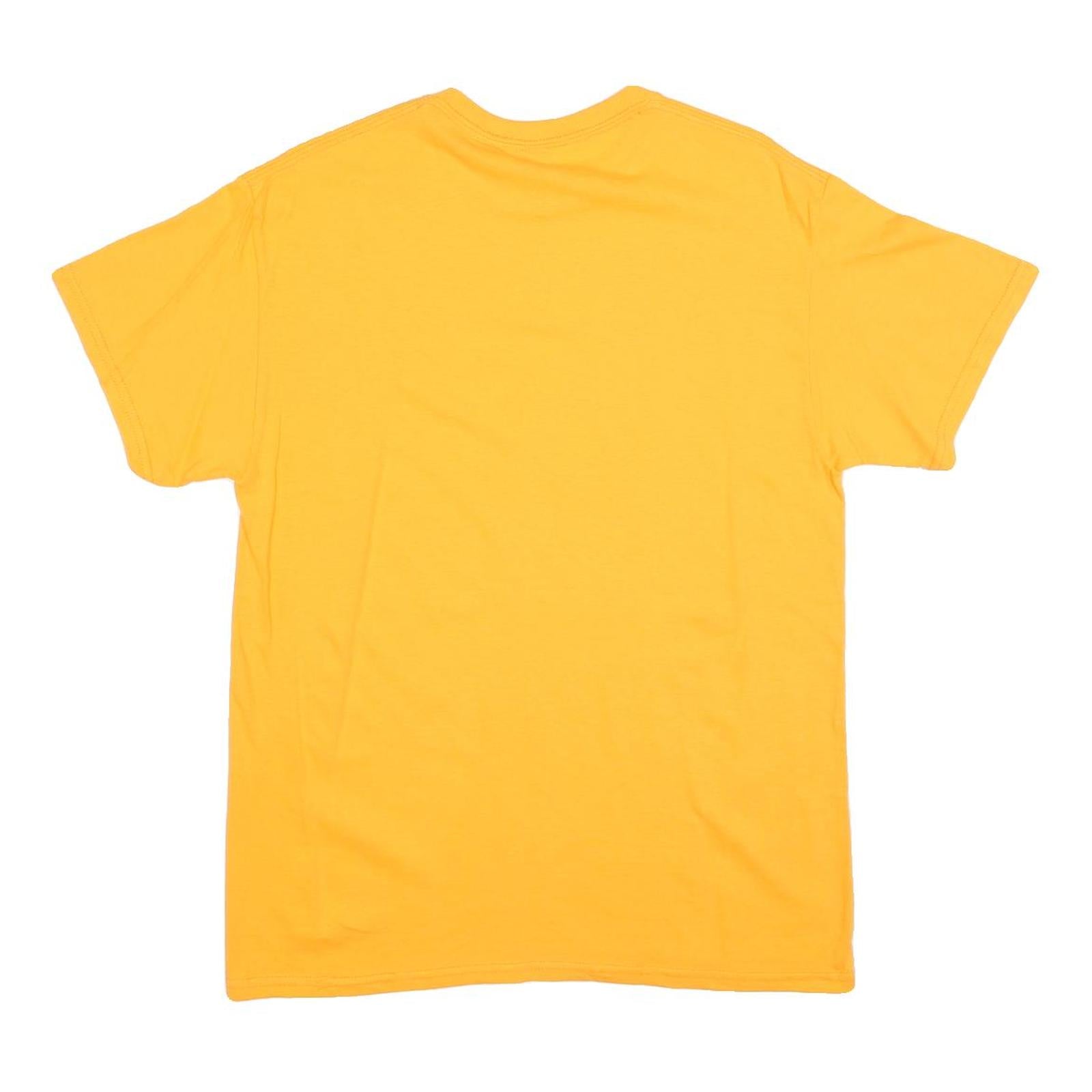 Womens Yellow Lady Vols Rowing Graphic T-Shirt L Short Sleeve Crew Neck