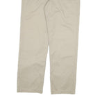CARHARTT Mens Cotton Blend Beige Relaxed Straight Trousers W36 L34 Durable