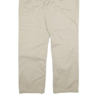 CARHARTT Mens Cotton Blend Beige Relaxed Straight Trousers W36 L34 Durable
