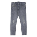 LEVI'S 512 BIG E Mens Slim Jeans Blue Denim W32 L30 Cotton Blend Zip