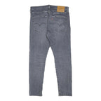LEVI'S 512 BIG E Mens Slim Jeans Blue Denim W32 L30 Cotton Blend Zip