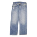 REPLAY Mens Regular Blue Denim Rinse Jeans W32 L31 Classic Button Cotton Blend