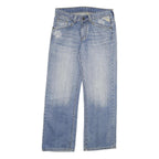 REPLAY Mens Regular Blue Denim Rinse Jeans W32 L31 Classic Button Cotton Blend