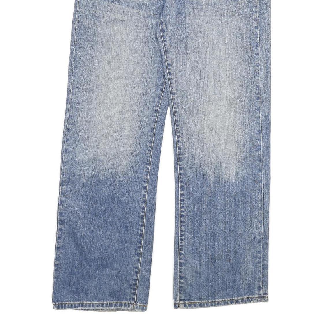 REPLAY Mens Regular Blue Denim Rinse Jeans W32 L31 Classic Button Cotton Blend