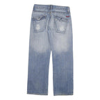 REPLAY Mens Regular Blue Denim Rinse Jeans W32 L31 Classic Button Cotton Blend