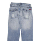 REPLAY Mens Regular Blue Denim Rinse Jeans W32 L31 Classic Button Cotton Blend