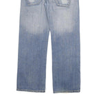 REPLAY Mens Regular Blue Denim Rinse Jeans W32 L31 Classic Button Cotton Blend