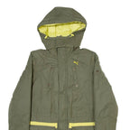 PUMA Mens Parka Jacket Green Hooded M