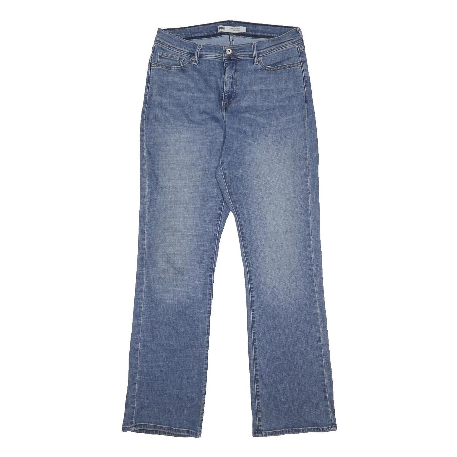 LEVI'S Womens Jeans Blue Regular Bootcut Denim Medium W31 L32 512 Bootcut Zip