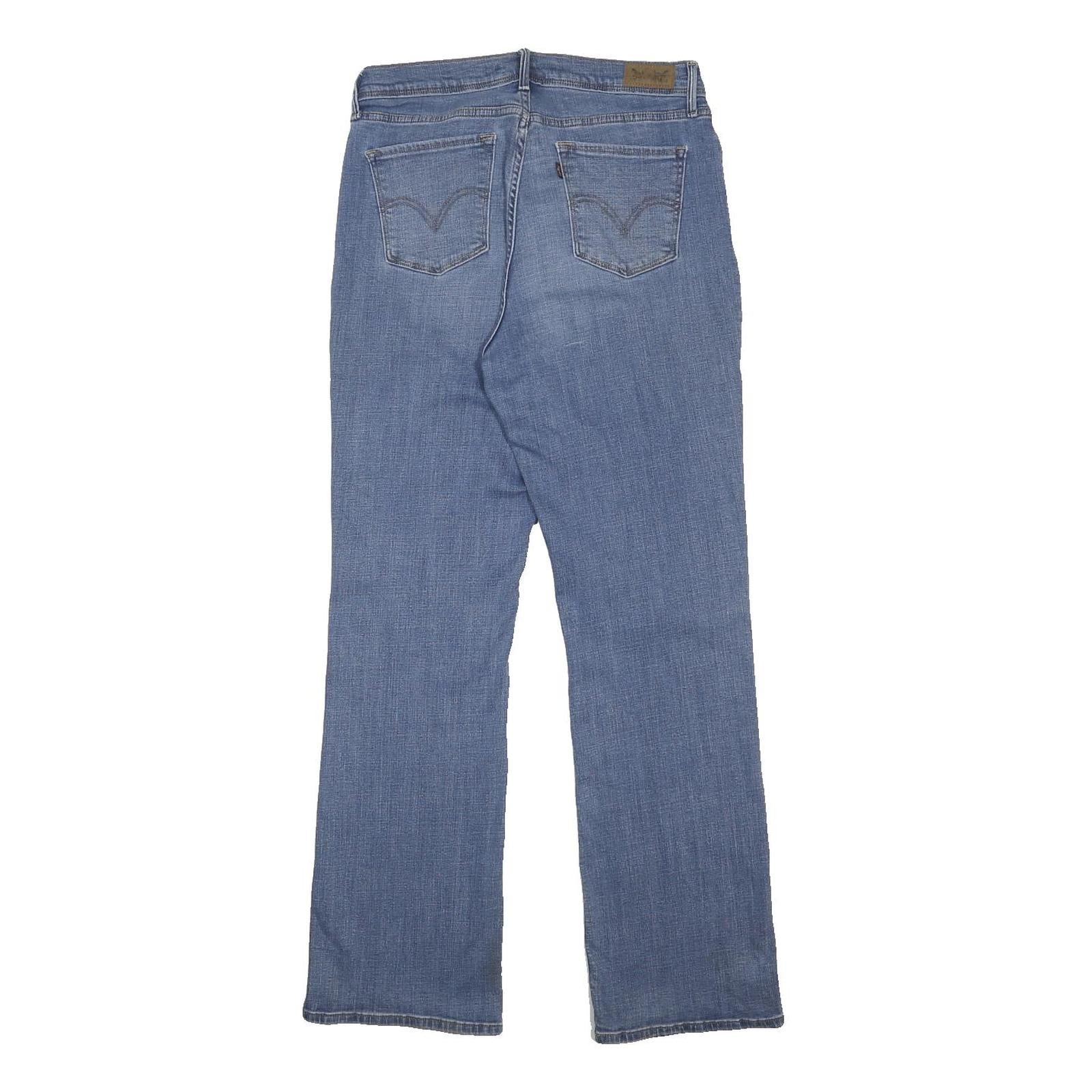 LEVI'S Womens Jeans Blue Regular Bootcut Denim Medium W31 L32 512 Bootcut Zip