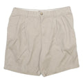 CHAPS Mens Shorts Beige Casual Plain L W36 Summer Cotton Comfort