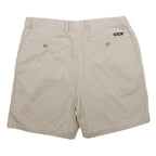 CHAPS Mens Shorts Beige Casual Plain L W36 Summer Cotton Comfort