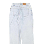 MANGO Womens Jeans Blue Relaxed Straight Denim Light W24 L27 Casual Classic