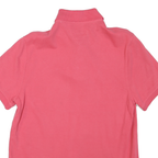 TOMMY HILFIGER Womens Pink Short Sleeve Plain S Cotton Blend Polo Shirt